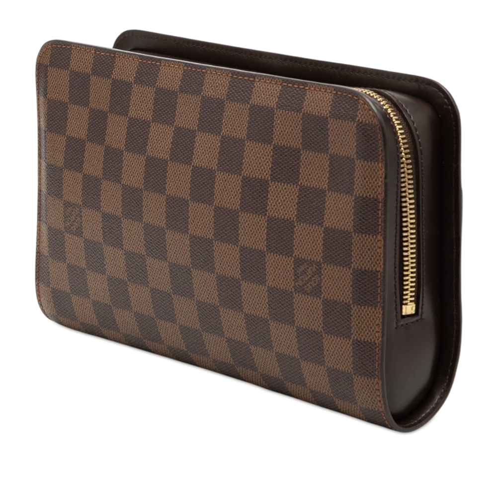 Pre-Loved Louis Vuitton Damier Ebene Saint Louis Pochette - Picture 2 of 8